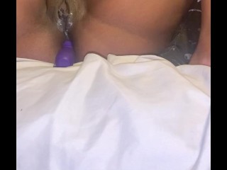 Ebony having Fun with her Toys