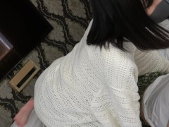 「シないの？」と誘惑してきた彼女に興奮して本日二発目の中出し＆お掃除フェラ - Screenshot 1 of 16 - 日本人素人
