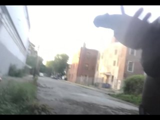 STROKING BBC WAY OUT IN PUBLIC