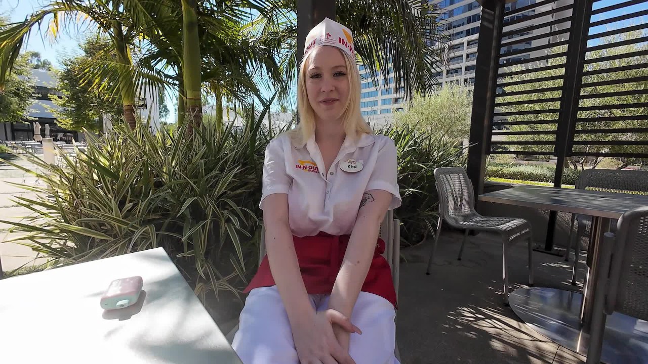 In-N-Out Girl with Huge Tits Rough Fucks Massive Cock Cum Covered Gigi  Sweets VS World Biggest Cock