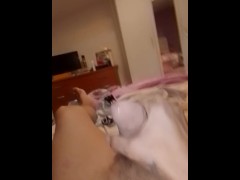 Cazzo duro e tanta sborra per la mia figliastra ubbidiente