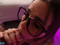 Gently fucked a cutie in white lingerie and cum on her tits - Fox Alina - Screenshot 4 of 16 - Gentle