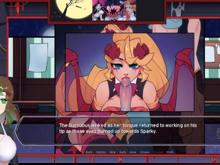 Суккуб Минет Love Sucks Night one Хентай без цензуры, часть 6