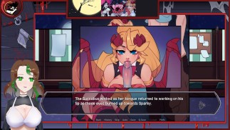 Суккуб Минет Love Sucks Night One Хентай без цензуры, часть 6