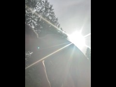 Risky Public Jerk Off- So close to Getting Caught 😱🔥