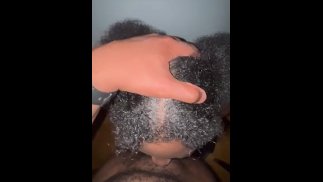 Thumbnail BLOWING SPIT BUBBLES ON THAT BIG BLACK COCK