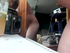 chilling in the rain