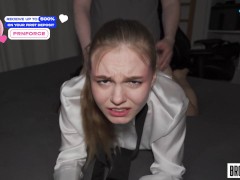 BENT OVER IN THE OFFICE - Rough Doggystyle Made Her Scream - Silvia Wise