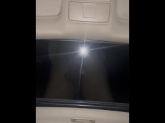 Jizzing on Sunroof
