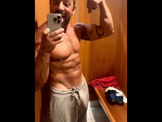 Being Cheeky in the Gym Change Room