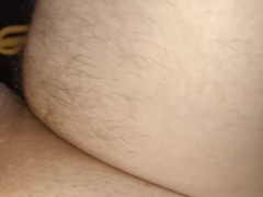 Enema machine and inflatable nozzle are filling my ass