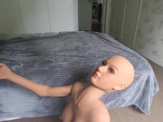 Bold Sexdoll get a Big Load of Cum