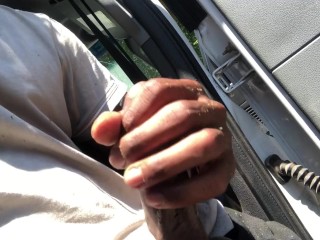 Кончил на работе