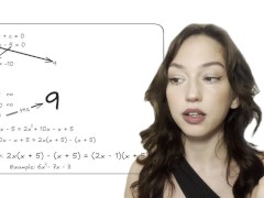 A lecture on mathematics from a cute girl