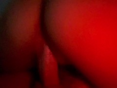 POV viendo una película netflix  me folla y bota  en mi polla hasta correrme cowgirl