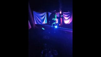 Sexy bbw goddess spins poi in hot outfit