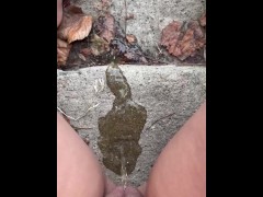 Piss on the steps outside 5/16