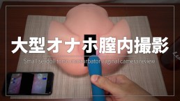 お尻型オナホール膣内撮影