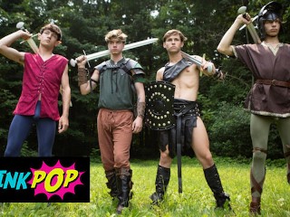 TWINKPOP - Jordan Lake and Shae Reynolds Draw their Hard Swords out for an Epic Cock Duel