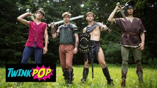 TWINKPOP - Jordan Lake And Shae Reynolds Draw Their Hard Swords Out For An Epic Cock Duel