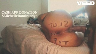 BIG FOOTBALL BOOTY TATTOO ROUND BROWN ASS EBONY HARDCORE