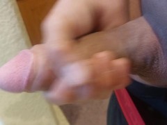 Bathroom play - Screenshot 9 of 16 - Stroking Cock