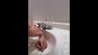 I wash my hands without soap because I'm a degenerate
