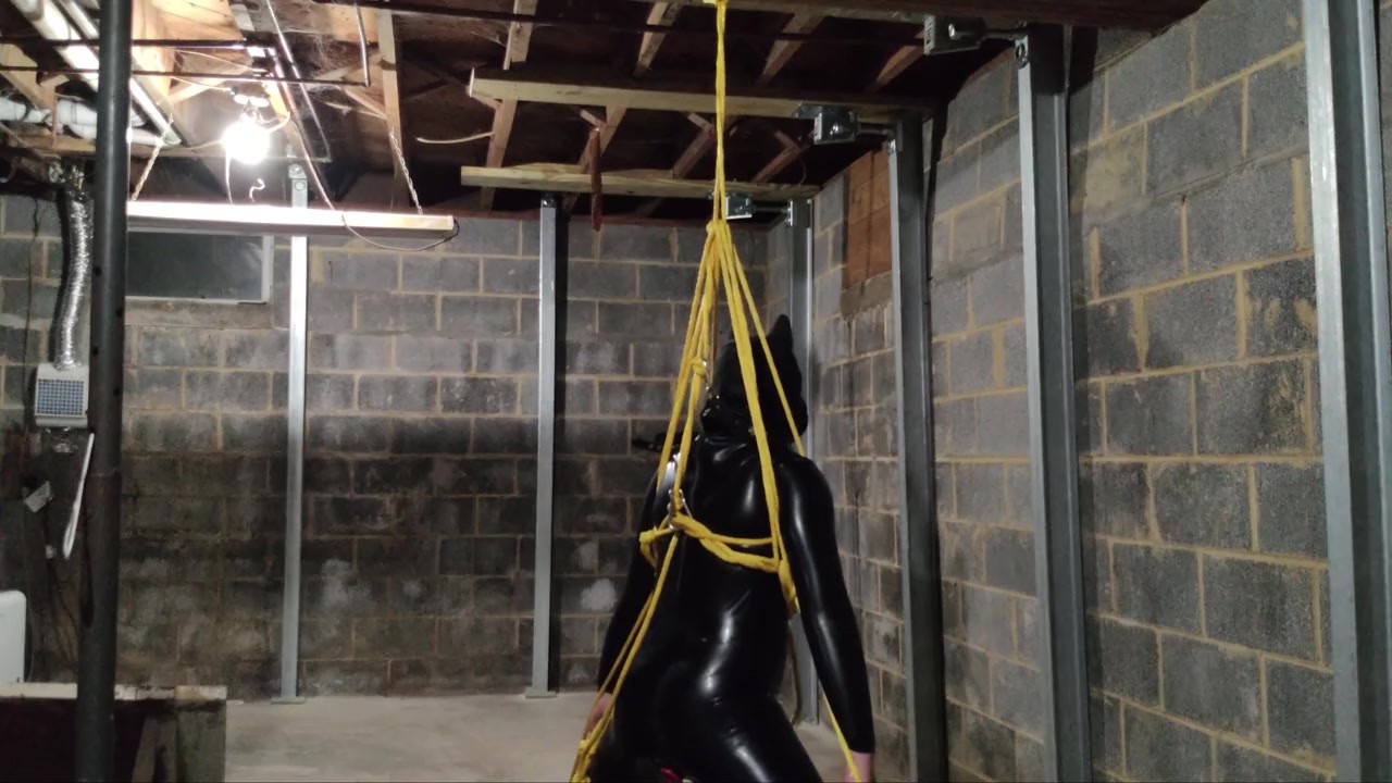 Self Bondage Suspension!