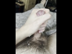 I orgasm incredibly hard stroking for you (insane cumshot)