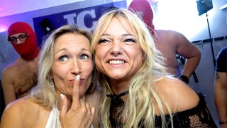 SEX-PARTY Deutschlands verhurteste Blondinen lassen sich AO ficken