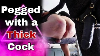 Training Zero Femdom Thick Strapon Cock Anal Pegging Bondage BDSM Real Homemade Milf Amateur Stepmom