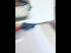 Behind the scenes before recording with Geovanna Paes