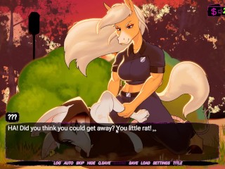 MEETING a SEXY MUSCLE POLICE HORSEGIRL FURRY HENTAI GAME