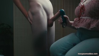 Teaching Husband a Lesson: A Toy-Assisted CFNM Handjob