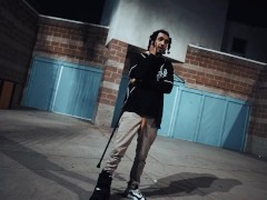 young hot latino with a big cane