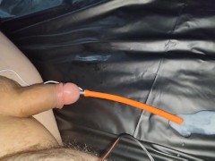 Estim hands-free orgasm milking with urethral electrode and prostate butt plug - Screenshot 15 of 16 - Estim Butt Plug