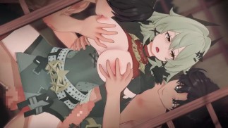 【Zenless Zone Zero  Caesar King #02】gangbang 3D Hentai Animation.(Fingering,handjob,blowjob,sex)