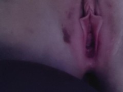 Birthing my inflatable dildo after a rough session with master. - Screenshot 7 of 16 - Large Insertion