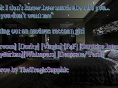 Testing out an anxious raccoon girl [Nervous] [Dorky] [Virgin] [F4F] [Surprise Intersex]