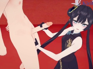 Ryuuge Kisaki and I have Intense Sex in the Bedroom. - Blue Archive Hentai
