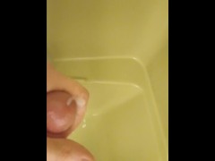 Cumming in the shower
