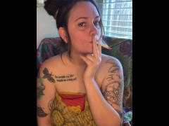 Sexy Solo Smoke Break(more on OF) - Screenshot 16 of 16 - Smoking Solo