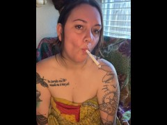 Sexy Solo Smoke Break(more on OF) - Screenshot 7 of 16 - Solo
