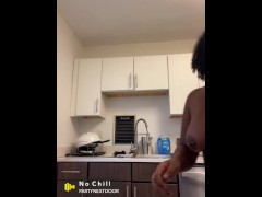 Decided to make dinner naked🙈 here’s a lil sneak peak😫 - Screenshot 16 of 16 - Big Tits