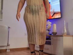 Thong Bikini Under Beach Dress - Try On Haul - Screenshot 11 of 16 - Thong