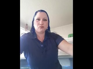 Polo shirt in hot tub per request