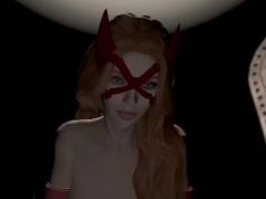 Scarlet Witch rides Thanos big cock