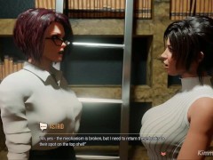 Lora Croft Adventures - Librarians Pussy she's not wearing panties