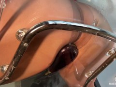 Mistress in pantyhose POV face siting and face stomping