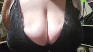 A massive breasts bouncing in slowmo